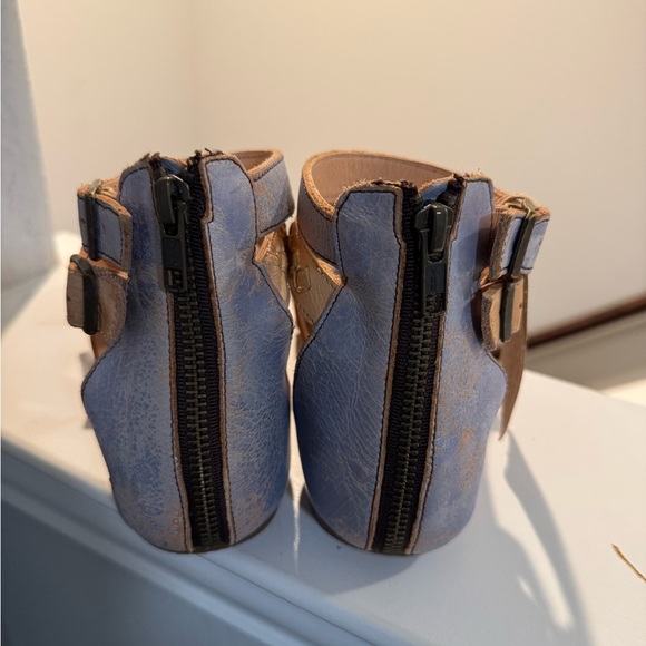 Bed Stu Alena Fringe Sandals in Blue and Sand 10 - Picture 5 of 9